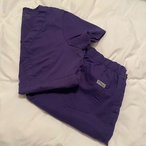 Greys anatomy purple scrub set